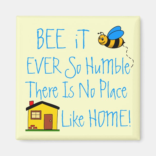 Neues Zuhause-House-Erwärmung-Geschenk Magnet (Vorne)