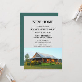 Neues Zuhause House Erwärmung Party Foto Einladung