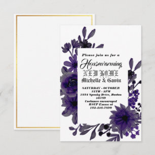 Neues Zuhause moderne Herbst-Einweihungsparty Einladung