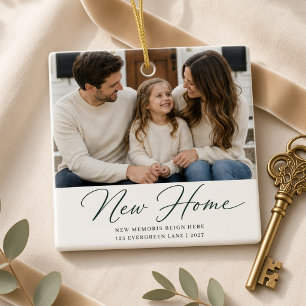 Neues Zuhause Neue Erinnerungen Personalisiertes F Keramikornament