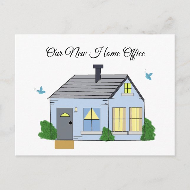 Neues Zuhause Office Postkarte (Vorderseite)