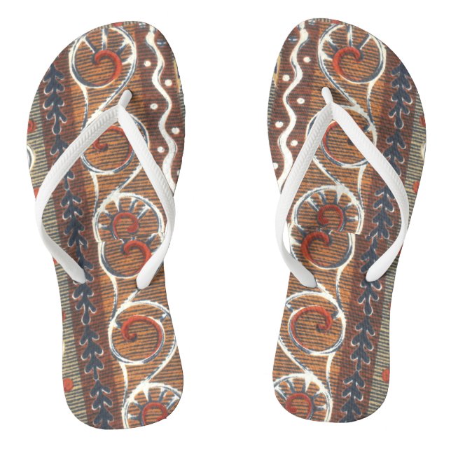 Neueste afrikanische Modefarben Traditionelles Des Flip Flops (Fußbett)