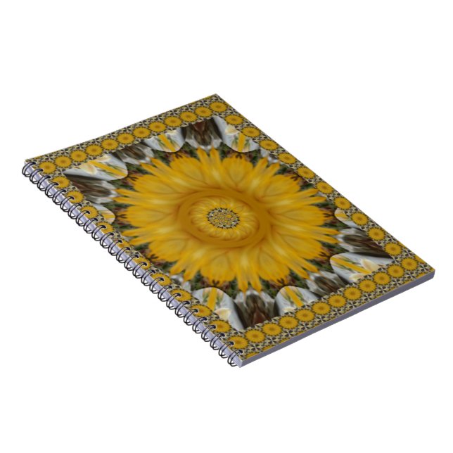 Neueste afrikanische Traditionelle Sonnenblumenkun Notizblock (Rechte Seite)