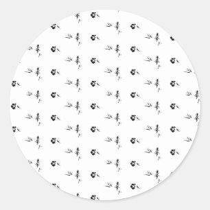 Neueste benutzerdefinierte TextLogo-Aufkleber Runder Aufkleber