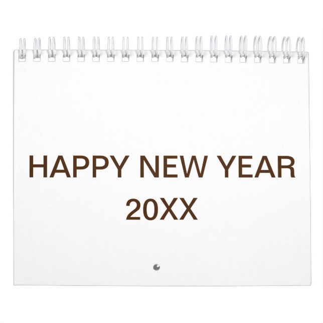Neueste benutzerdefinierte TextLogo-Kalender Kalender (Titelbild)