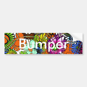 Neueste Farbige Erstaunliche Blumendesign-Kunst Autoaufkleber