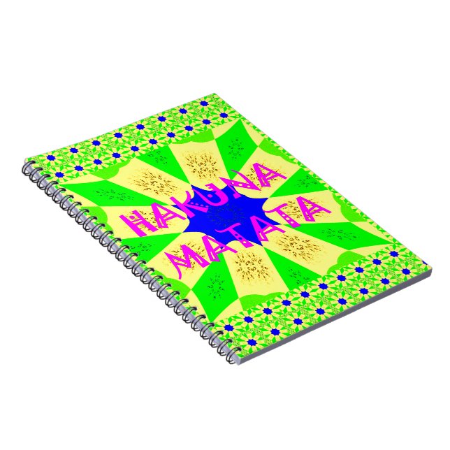 Neueste Hakuna Matata Schönes Phantastisches Desig Notizblock (Rechte Seite)