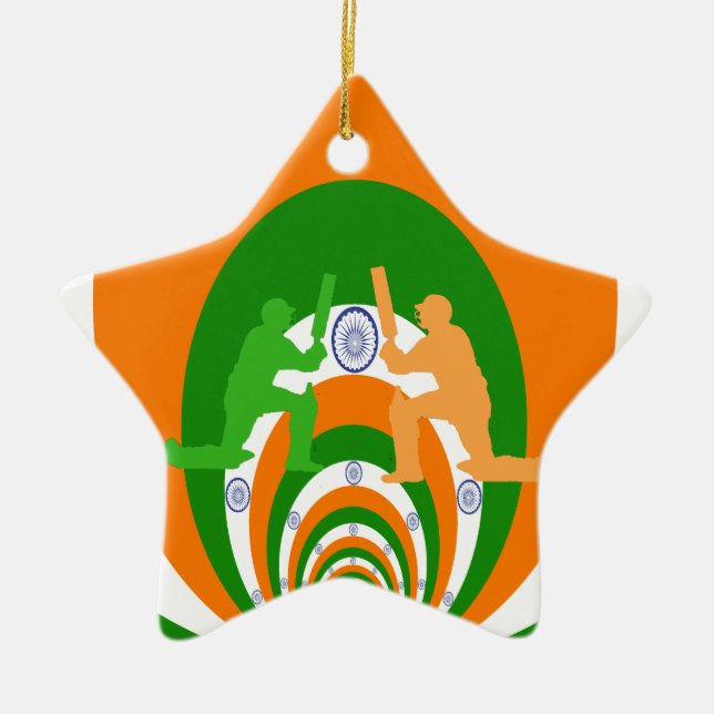 Neueste Ideen aus Indien Keramik Ornament (Vorne)