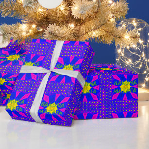 Neueste schöne Phantastische Designfarben Geschenkpapier