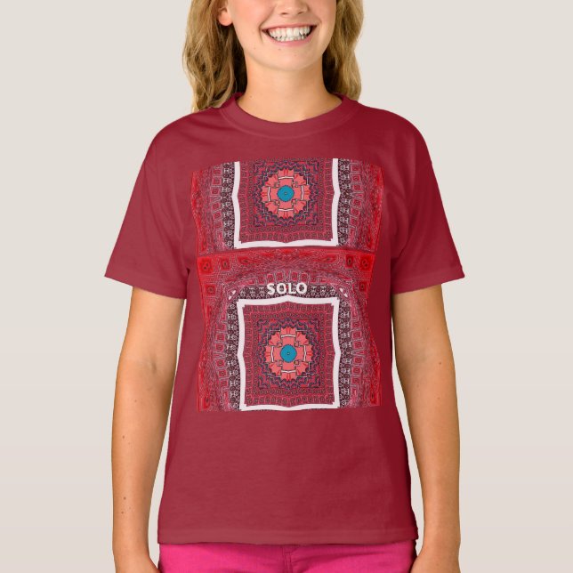 Neueste Sindhi-Kulturfarben T-Shirt (Vorderseite)