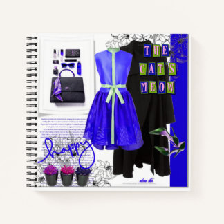 Neueste Stile Mode Set Bekleidung Art Leere Notizbuch