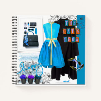 Neueste Stile Mode Set Bekleidung Art Leere Notizbuch