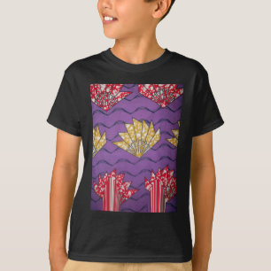 Neueste traditionelle afrikanische Mode im wellige T-Shirt