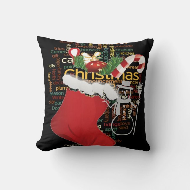 Neueste Weihnachten schöne Ideen Kissen (Vorderseite)