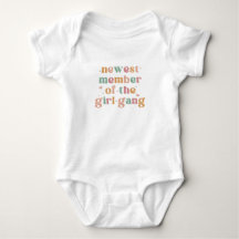 Neuestes Mitglied der Girl Gang Süße Boho-Baby-Gir