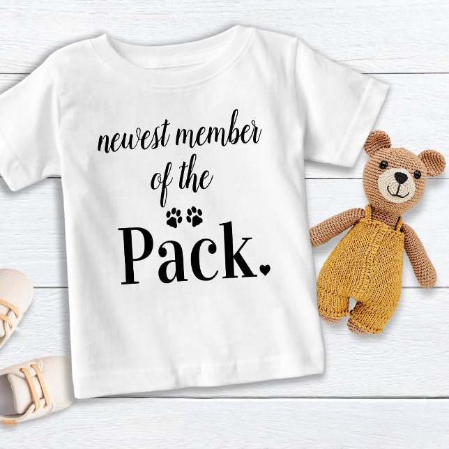 Neuestes Mitglied der Packungsbeilage Baby T-shirt (Von Creator hochgeladen)