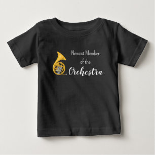 Neuestes Mitglied des Orchesters - Französischhorn Baby T-shirt