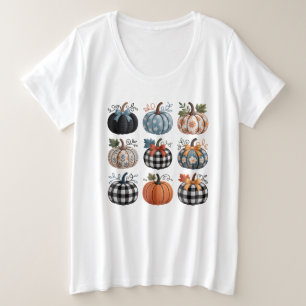 Neuf T-Shirt décoratif Citrouille
