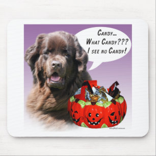 Neufundland (braun) Halloween Candy Mousepad