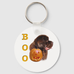 Neufundland Brown Halloween BOO Schlüsselanhänger