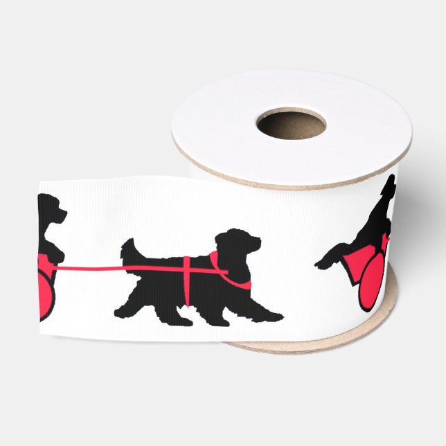 Neufundland-Entwurf für Hundeband Ripsband (Spule)