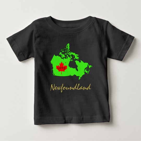 Neufundland fertigen Liebe-Kanada-Provinz Baby T-shirt