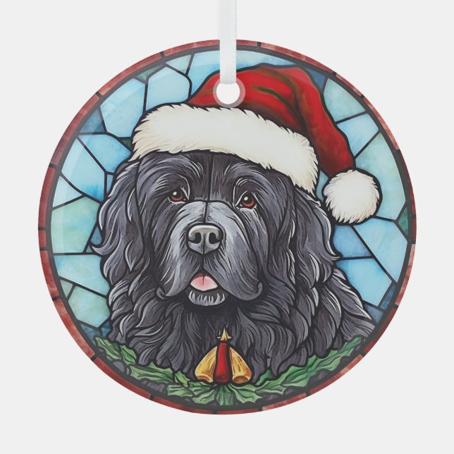 Neufundland - Festgläserweihe Ornament Aus Glas (Vorderseite)
