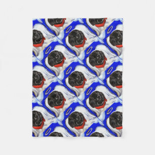 Neufundland-Hund Fleecedecke