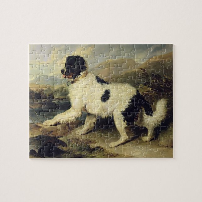 Neufundland Hund genannt Lion, 1824 (Öl auf Leinwa (Horizontal)