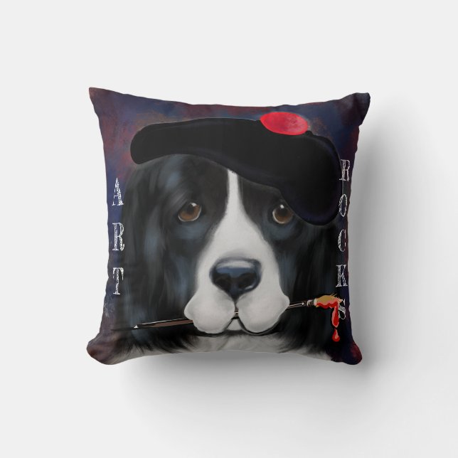 Neufundland-Hund Kissen (Vorderseite)