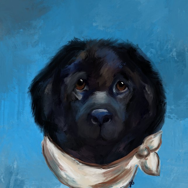 Neufundland-Hund Leinwanddruck (Von Creator hochgeladen)