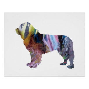 Neufundland-Hund Poster