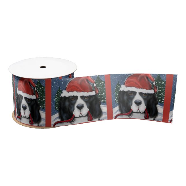Neufundland-Hund Satinband (Spule)