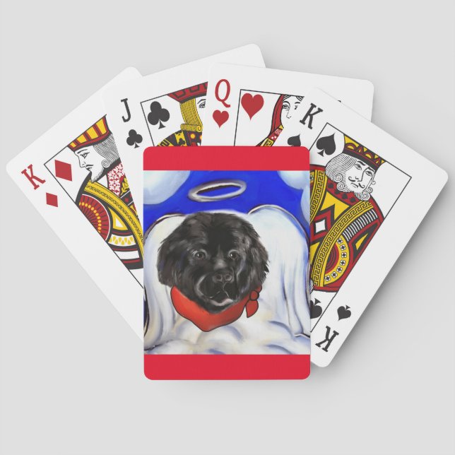 Neufundland-Hund Spielkarten (Rückseite)