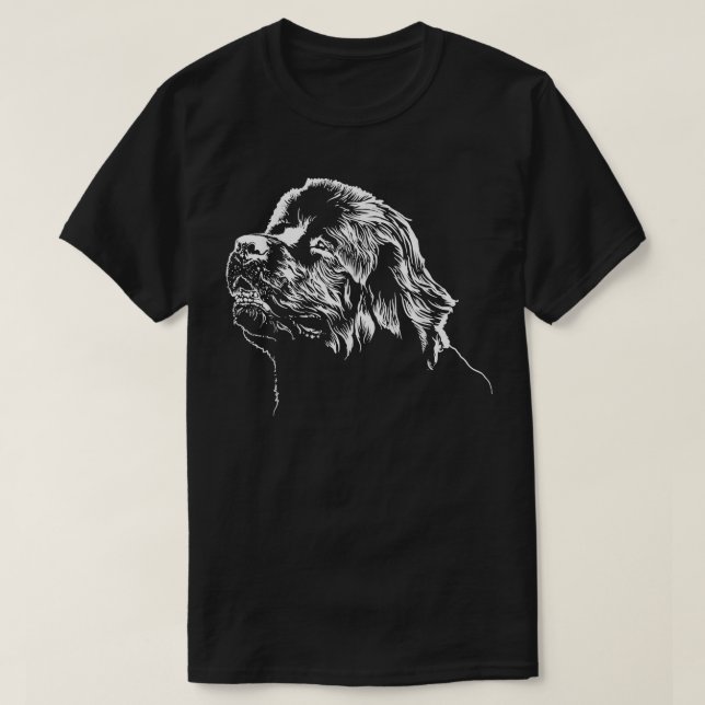 Neufundland-Hund  T-Shirt (Design vorne)