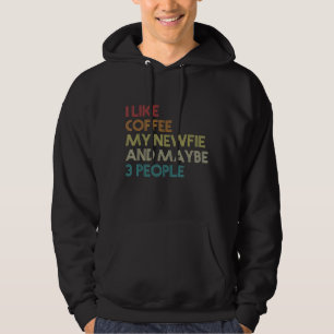Neufundland Hunde Besitzer Kaffeeliebhaber Zitat V Hoodie