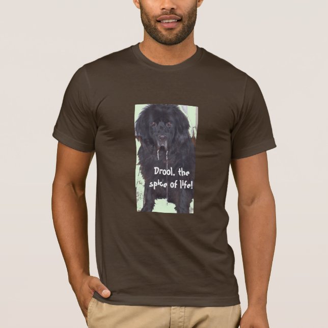 Neufundland-Hundegeifer-Shirt T-Shirt (Vorderseite)