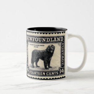 Neufundland-Hundegeschenke Zweifarbige Tasse