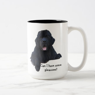 Neufundland-HundeTasse Zweifarbige Tasse