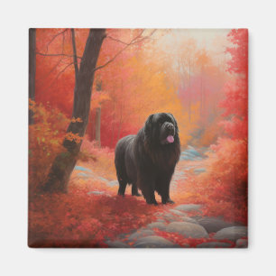Neufundland im Herbst Leaves Fall Inspiriert Magnet