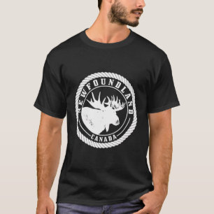 Neufundland Kanada Elche Vintage Wandernatur Ca T-Shirt