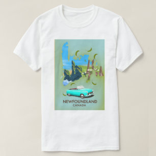 Neufundland Kanada Reiseplakat T-Shirt
