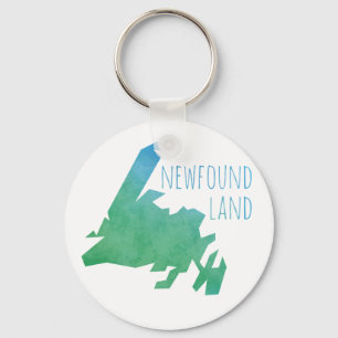 Neufundland-Karte Schlüsselanhänger
