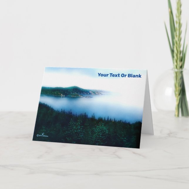 Neufundland-Küste Feiertagskarte (Vorderseite)