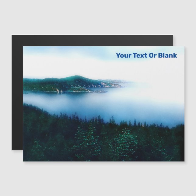 Neufundland-Küste Magnetkarte (Vorne/Hinten)