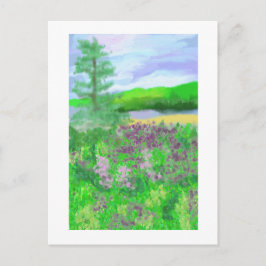 Neufundland Landschaft Kunst Postkarte