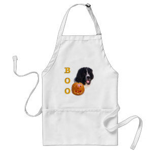 Neufundland Landseer Halloween Boo Schürze
