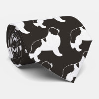 Neufundland Landseer Silhouetten Musterhunde