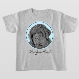Neufundland Malerei - Niedliche Original Hunde Kun T-Shirt