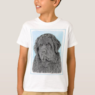 Neufundland Malerei - Niedliche Original Hunde Kun T-Shirt